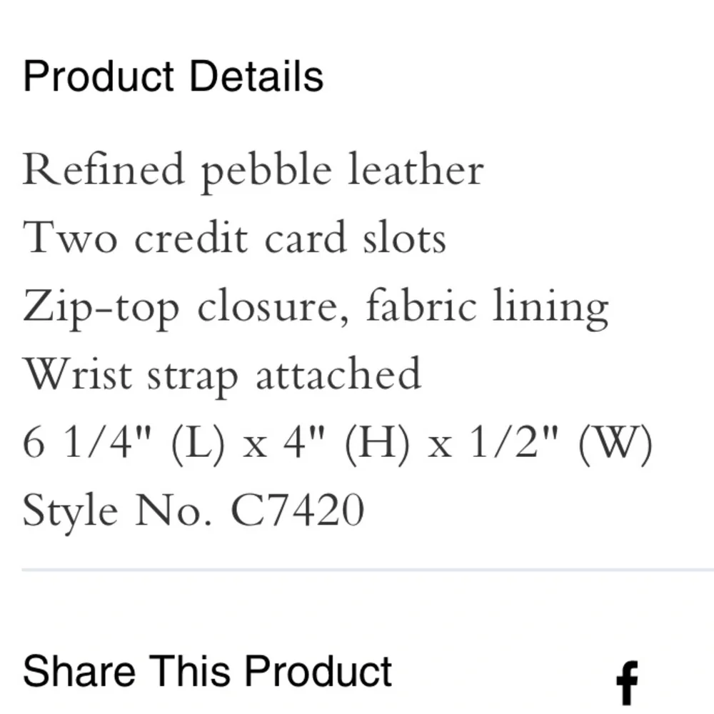 Coach Corner Zip Wristlet Rouge Horse & Carriage NWT Refined Pebble Leather - Picture 3 of 11